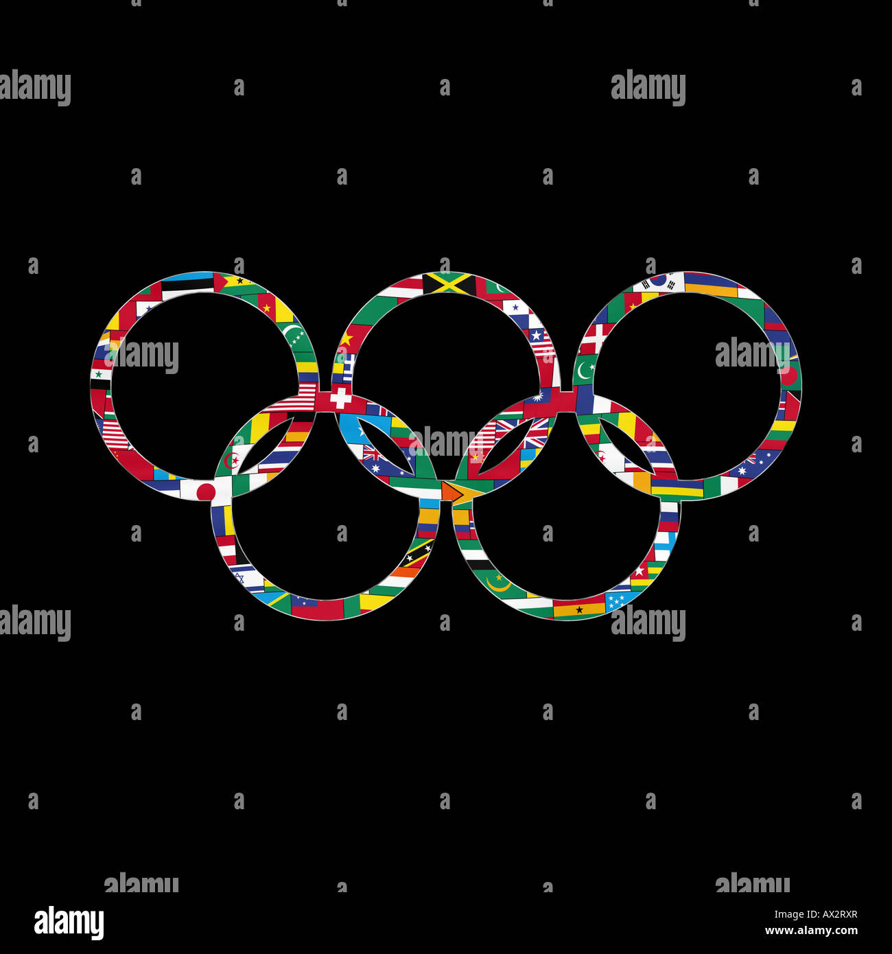 Detail Olympic Rings Black Background Nomer 5