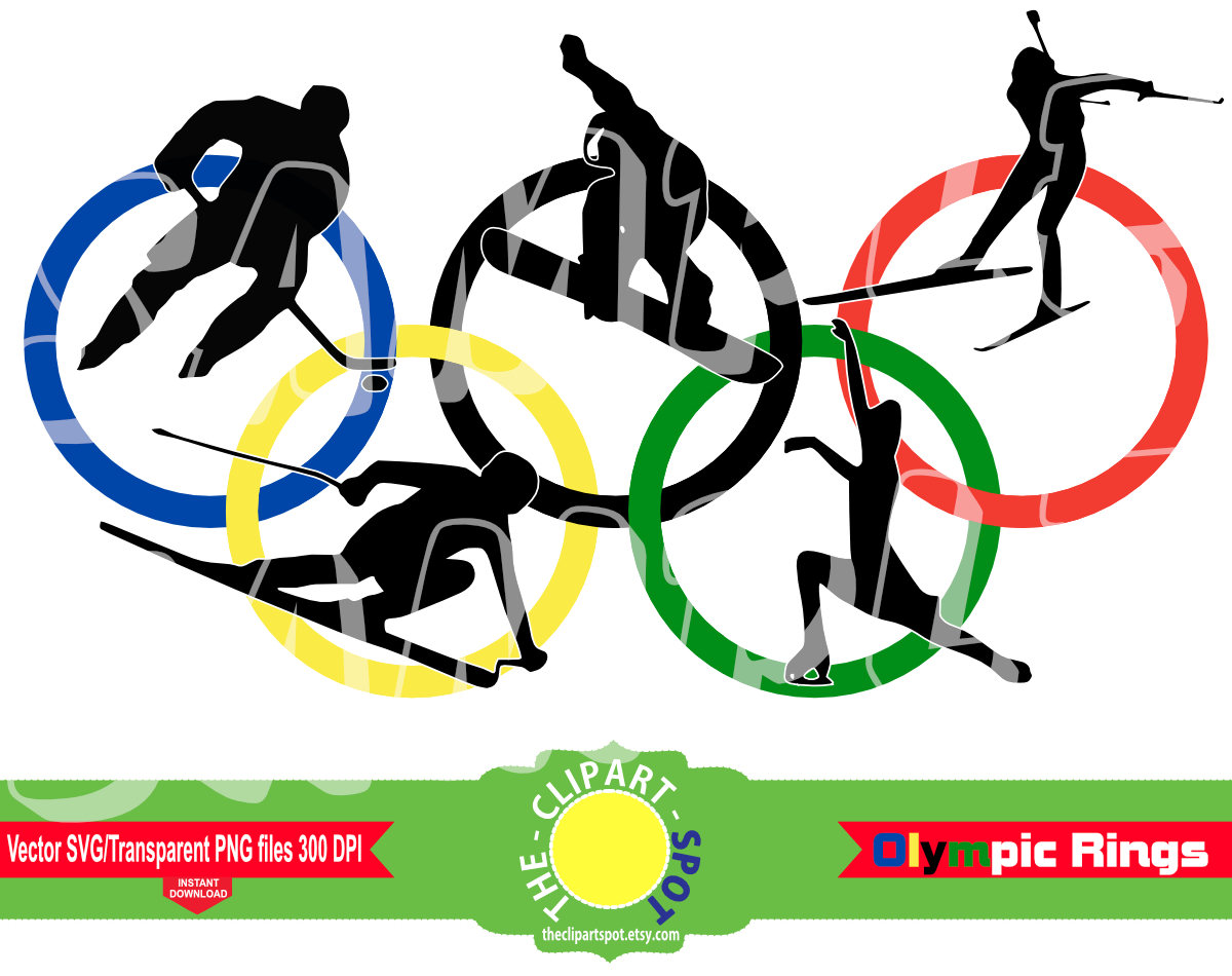 Detail Olympic Rings Clip Art Free Nomer 6