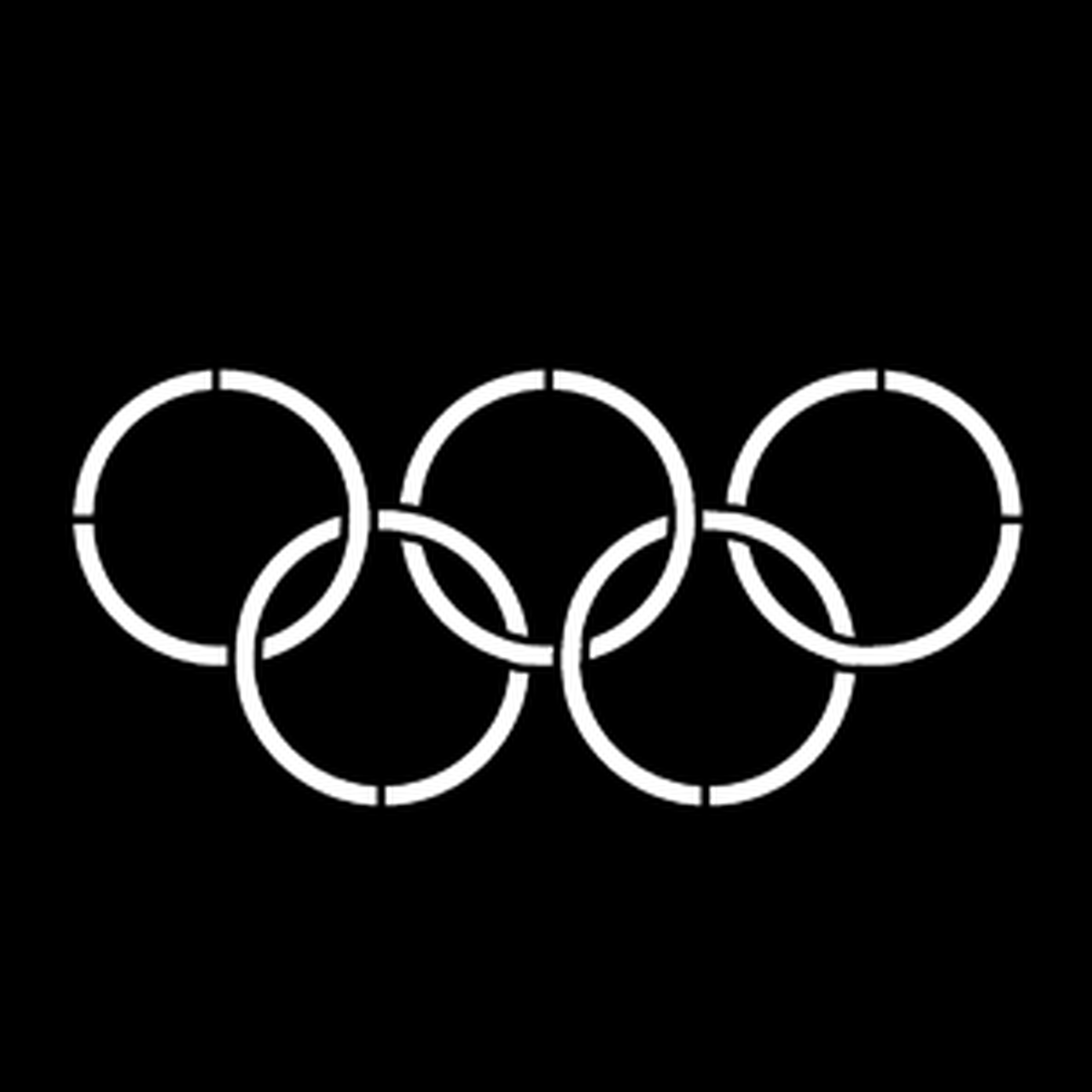 Detail Olympic Rings White Nomer 12