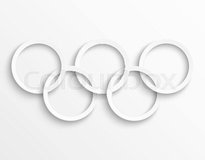 Detail Olympic Rings White Nomer 14