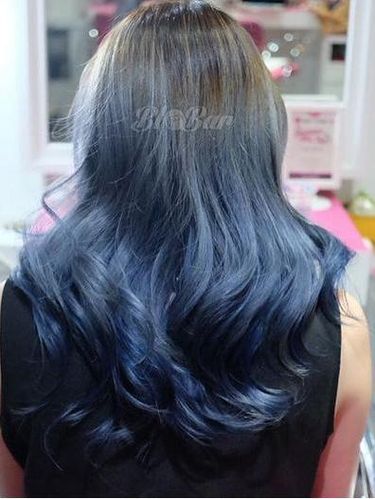 Detail Ombre Rambut Biru Abu Nomer 13