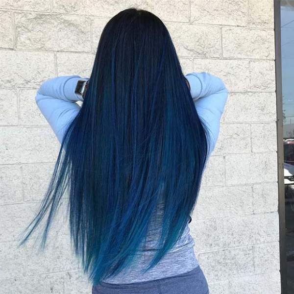 Detail Ombre Rambut Biru Abu Nomer 23