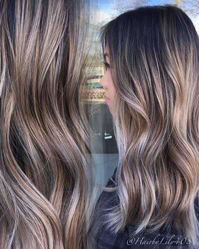 Detail Ombre Rambut Dari Belakang Nomer 33