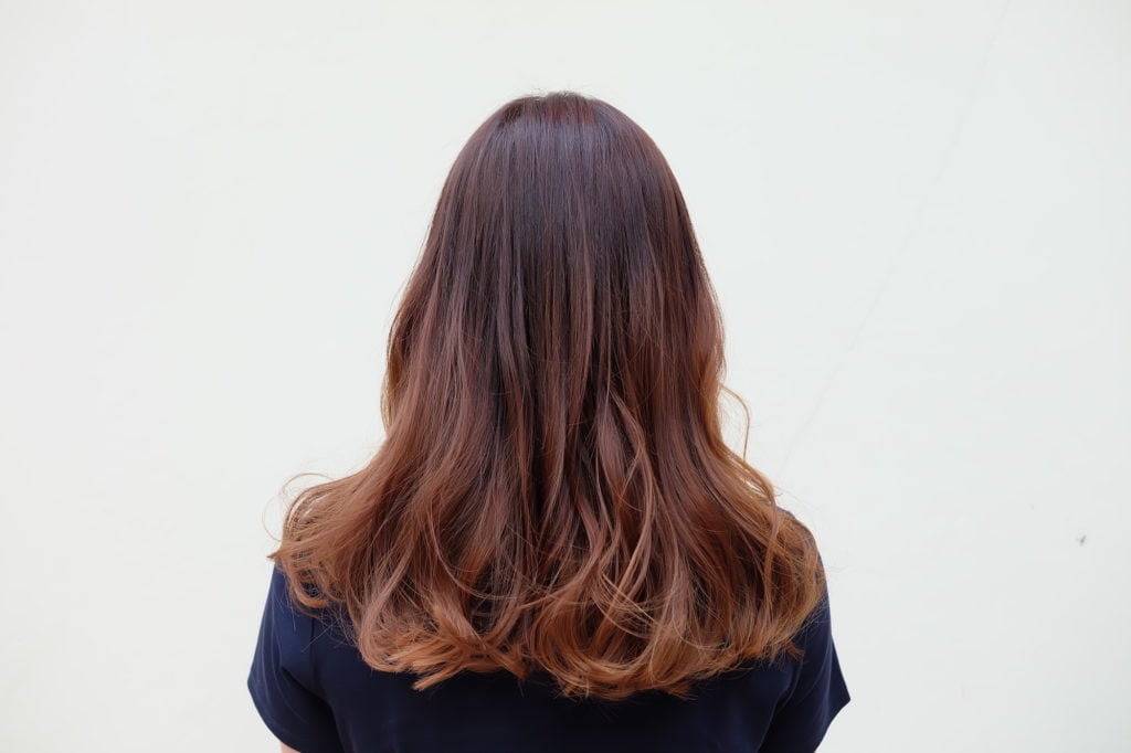 Detail Ombre Rambut Dari Belakang Nomer 45