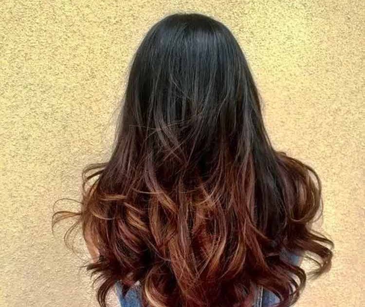 Detail Ombre Rambut Hitam Coklat Nomer 33