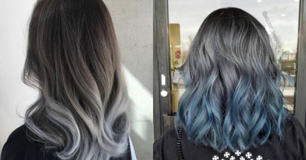 Detail Ombre Rambut Warna Abu Nomer 14