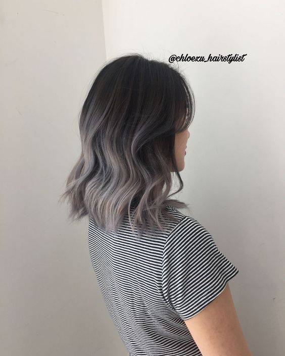 Detail Ombre Rambut Warna Abu Nomer 22