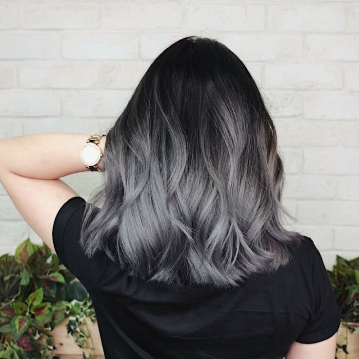 Detail Ombre Rambut Warna Abu Nomer 34