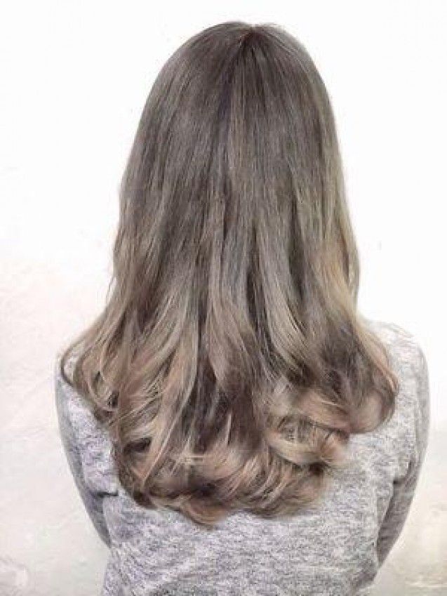 Detail Ombre Rambut Warna Abu Nomer 45