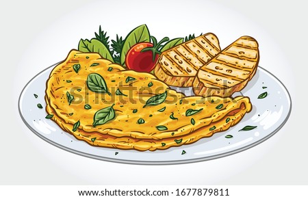 Detail Omelet Clipart Nomer 36