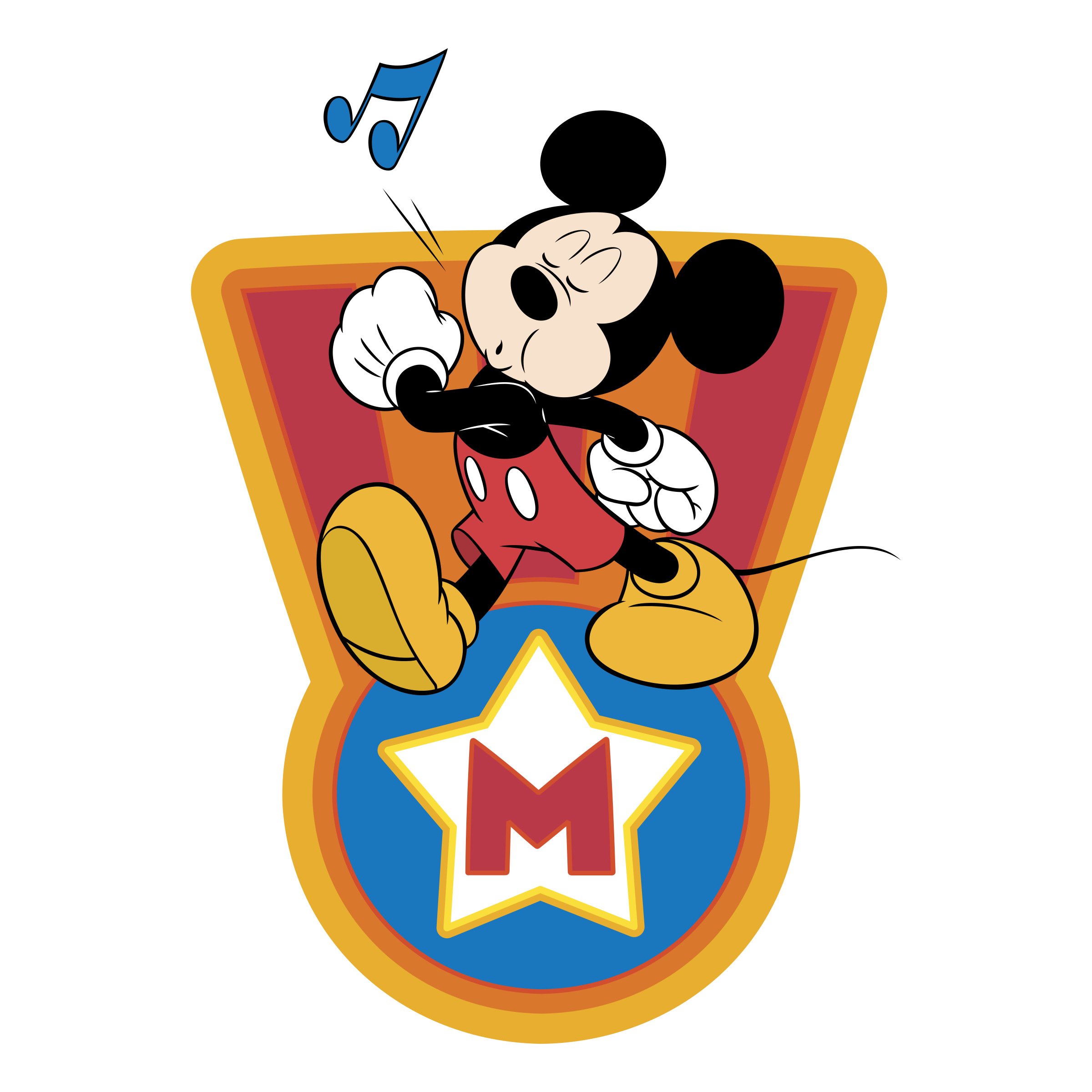 Detail Logo Mickey Nomer 38