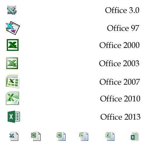 Detail Logo Microsoft Excel 2007 Nomer 47