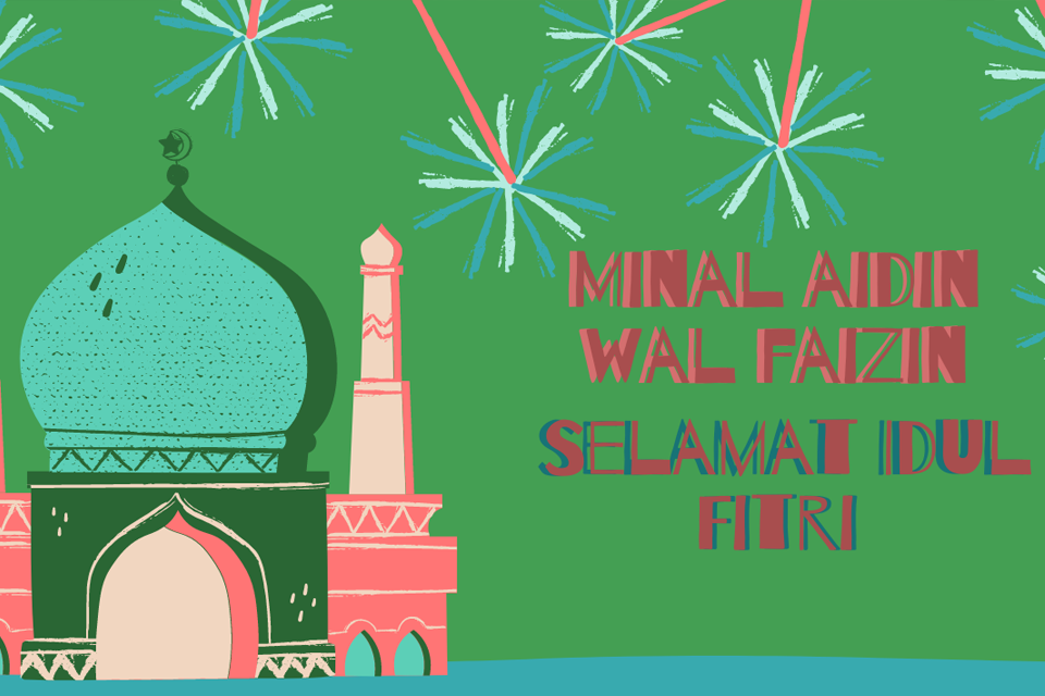 Detail Logo Minal Aidin Wal Faizin Nomer 25