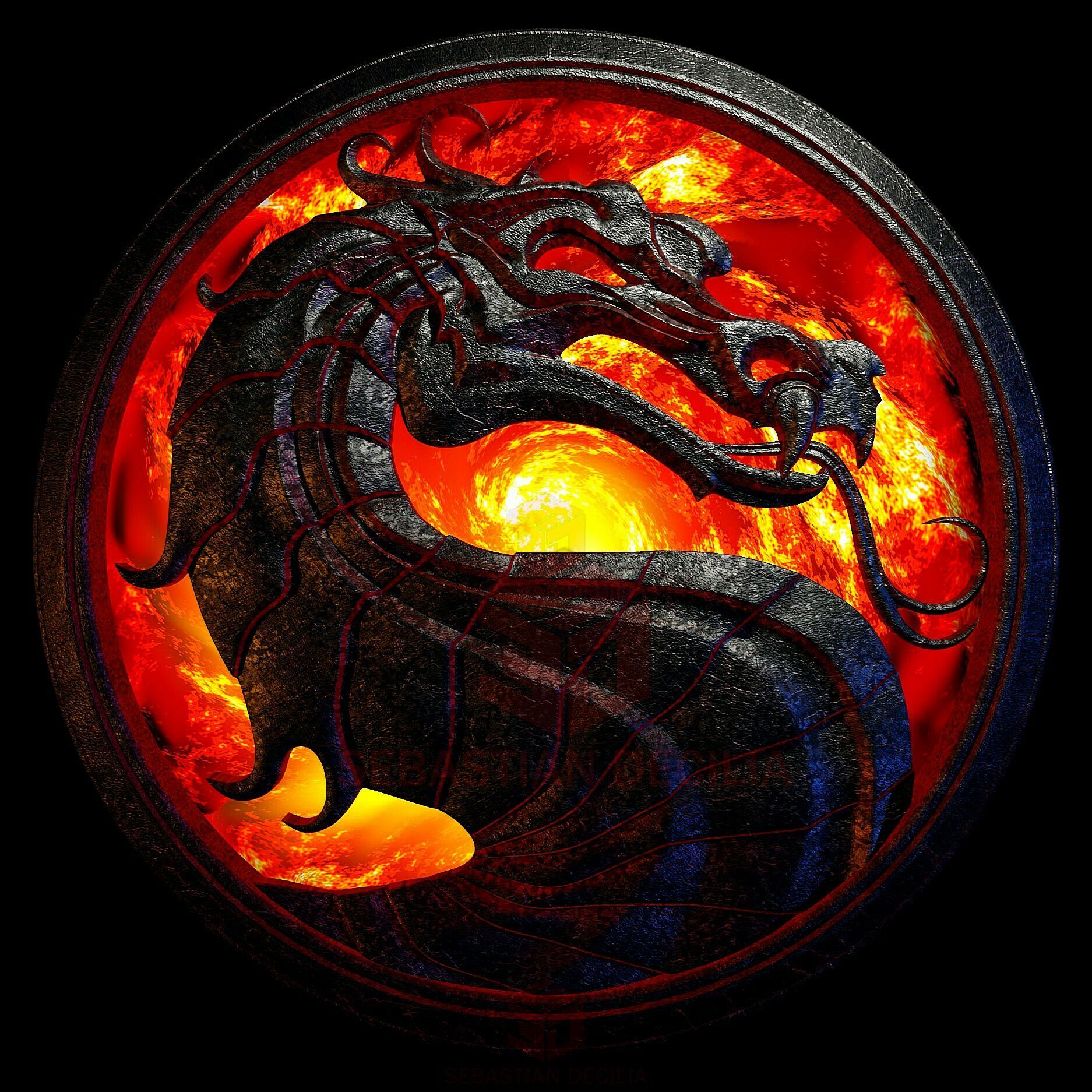 Detail Logo Mortal Kombat Nomer 7