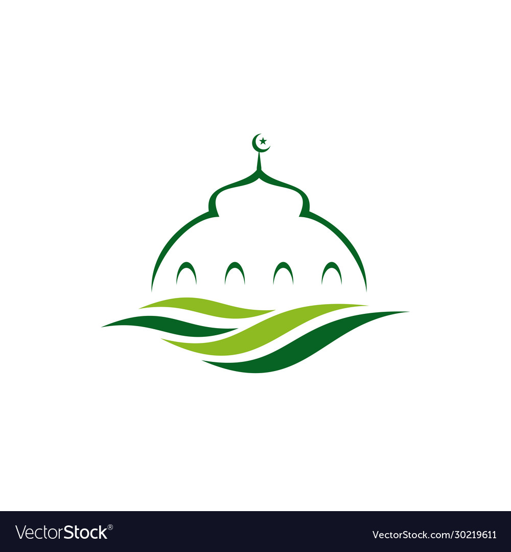 Detail Logo Mosque Vector Nomer 2