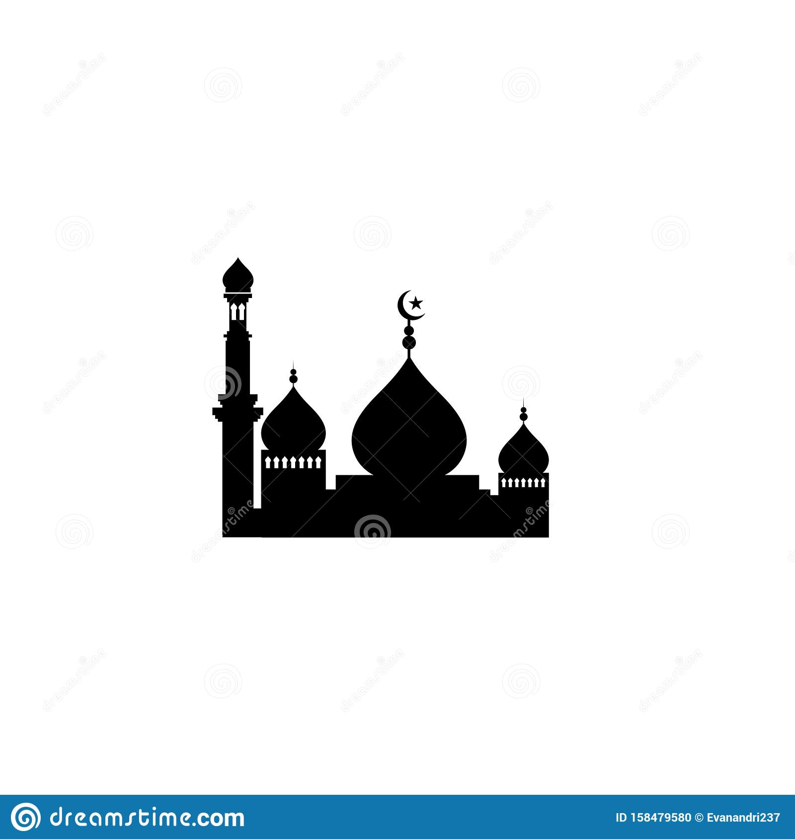 Detail Logo Mosque Vector Nomer 16