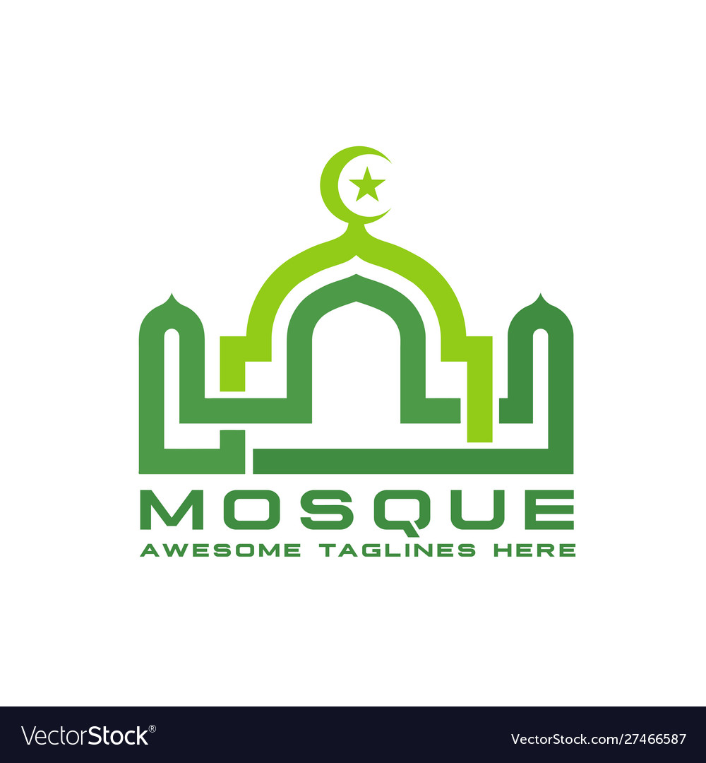 Detail Logo Mosque Vector Nomer 23