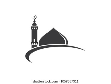 Detail Logo Mosque Vector Nomer 4