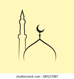 Detail Logo Mosque Vector Nomer 34