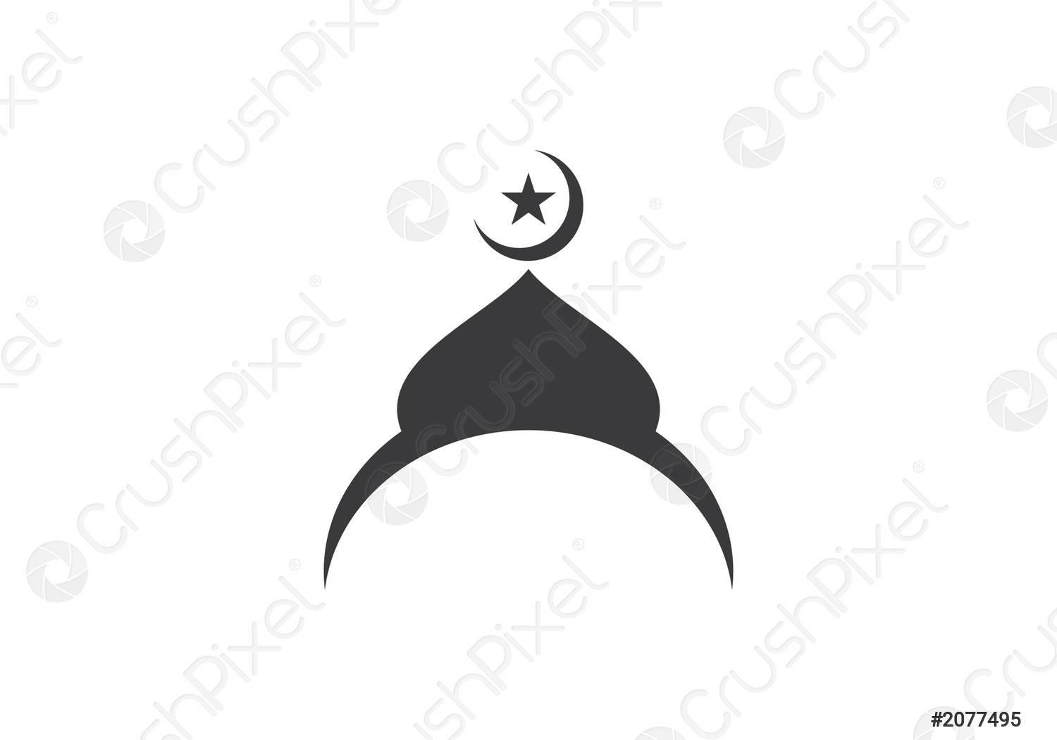 Detail Logo Mosque Vector Nomer 41