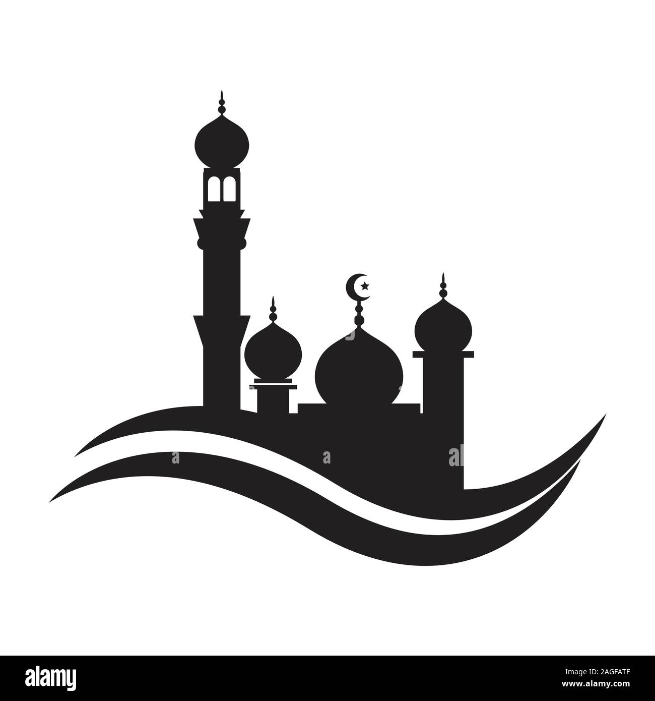 Detail Logo Mosque Vector Nomer 50