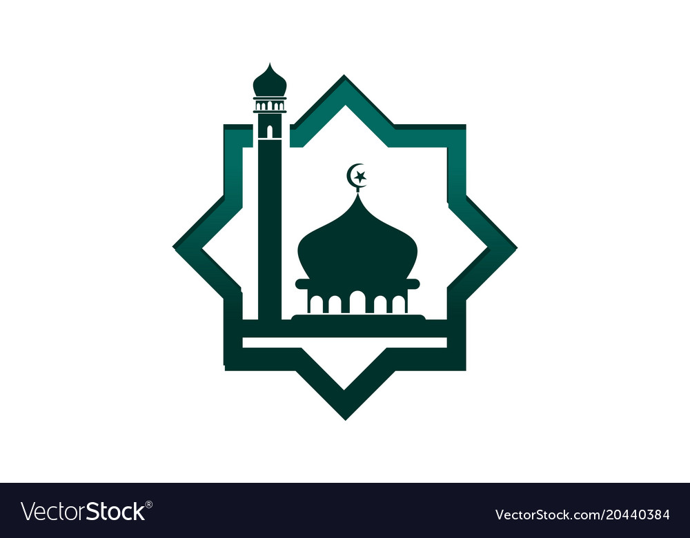 Detail Logo Mosque Vector Nomer 7