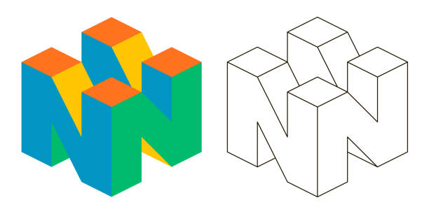 Detail Logo N 3d Nomer 18