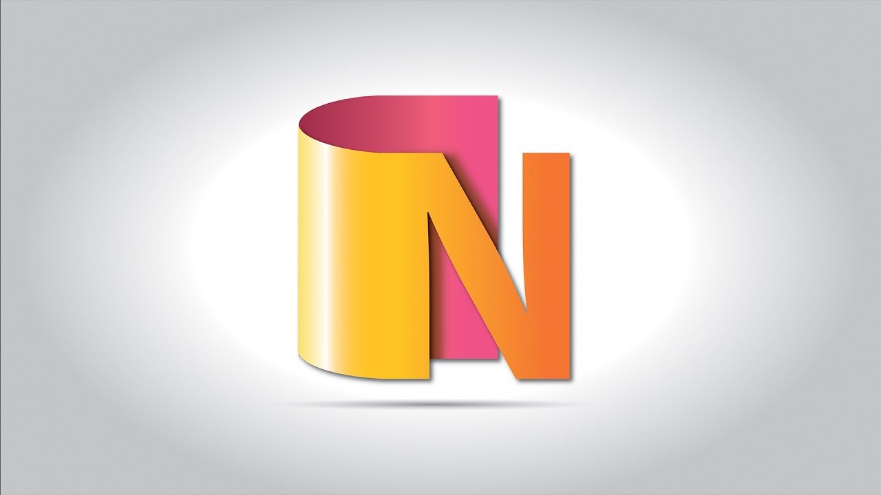 Detail Logo N 3d Nomer 7