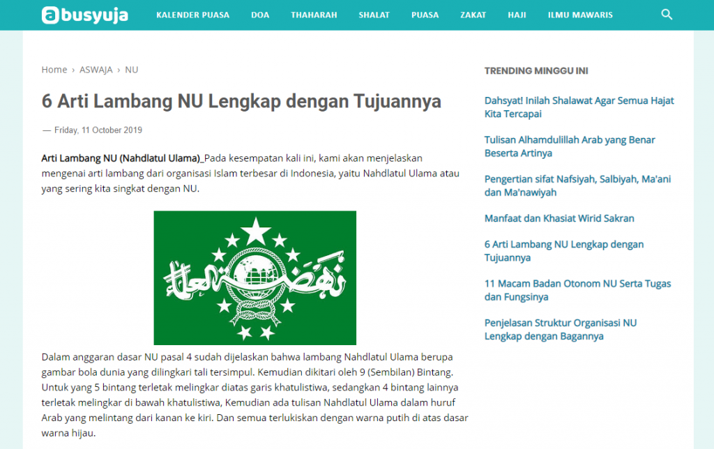 Detail Logo Nahdlatul Ulama Nomer 44