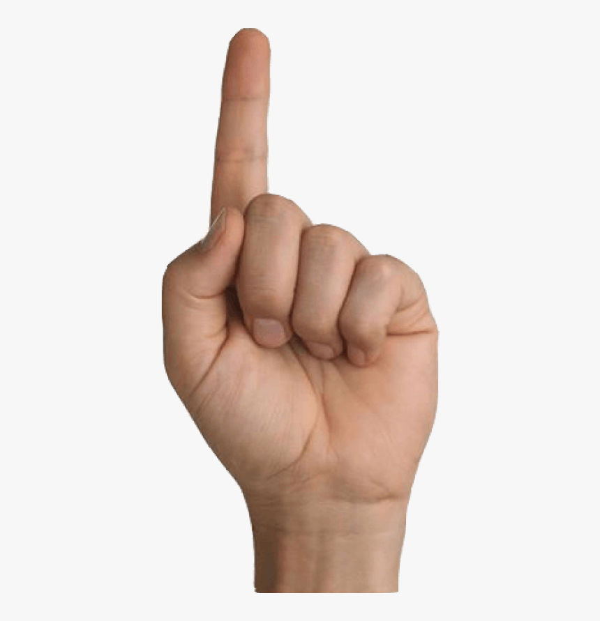 One Finger Png - KibrisPDR