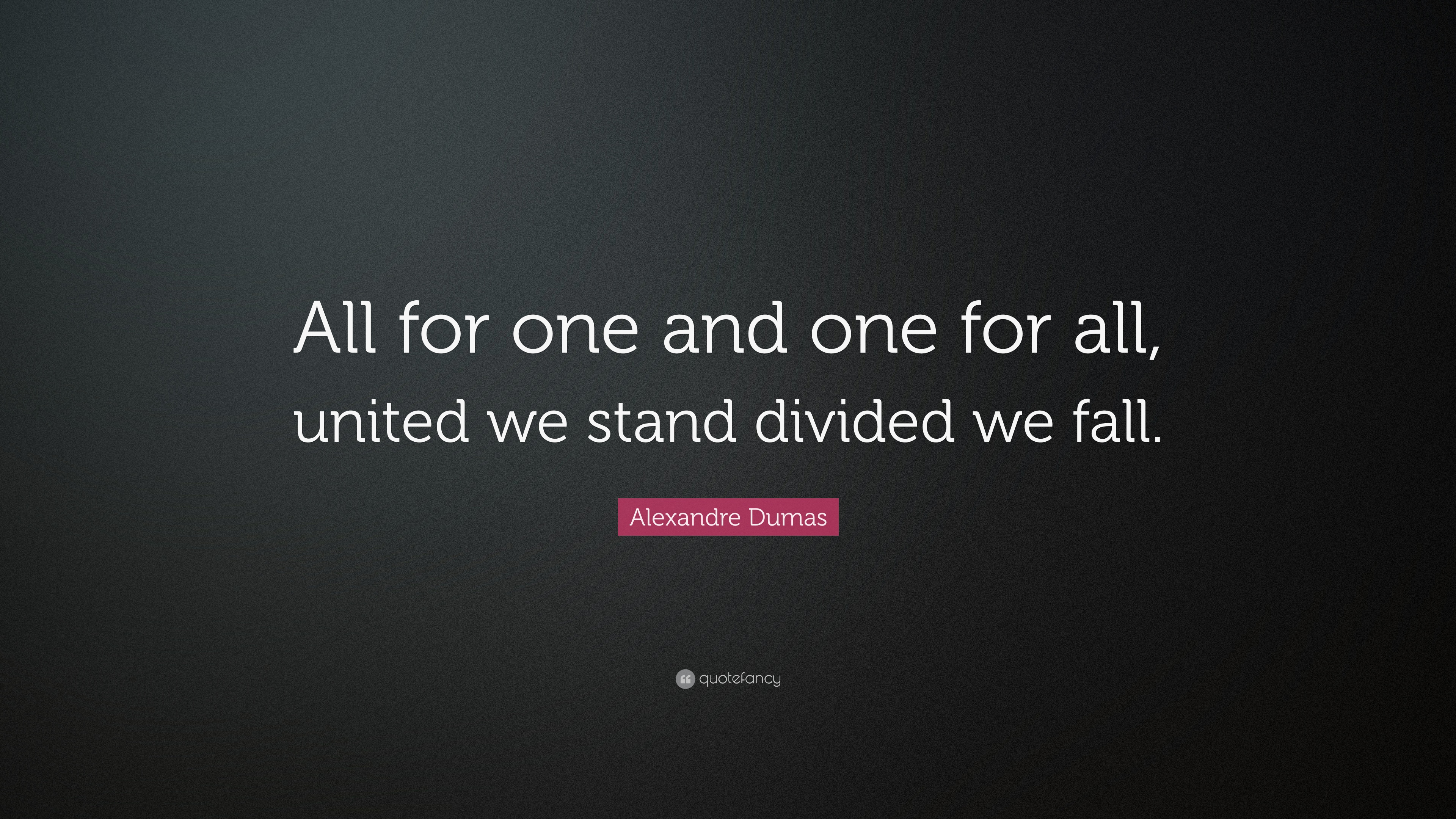 Detail One For All All For One Quotes Nomer 3