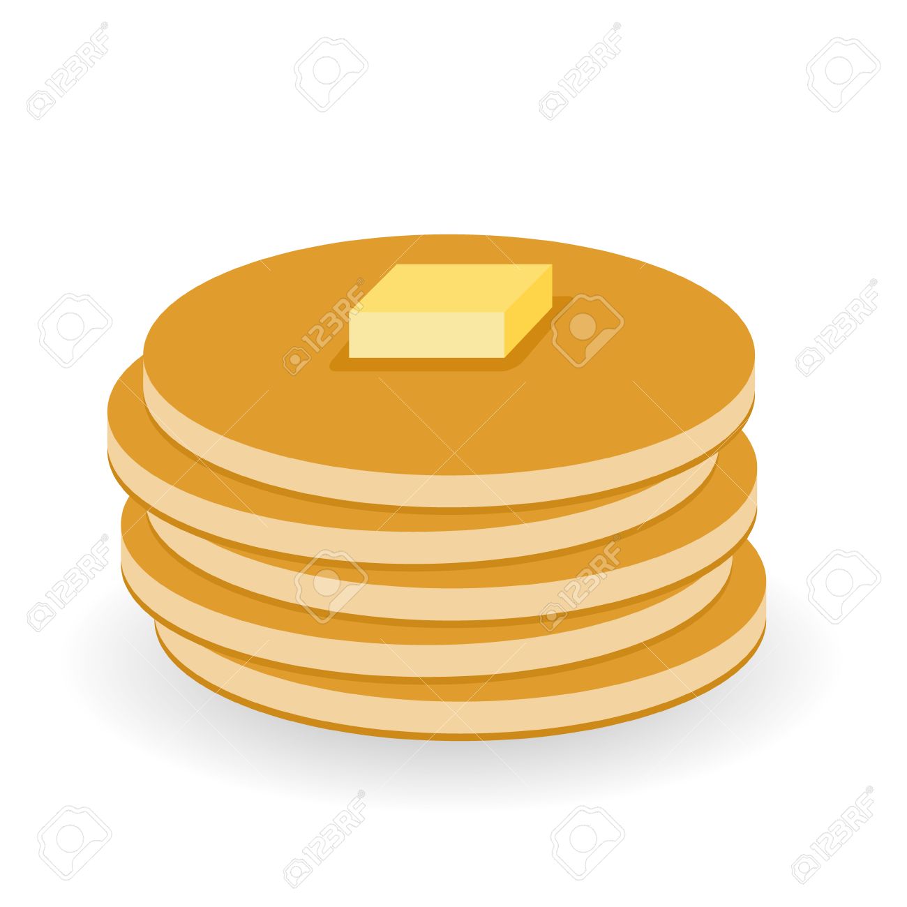 Detail One Pancake Clipart Nomer 13