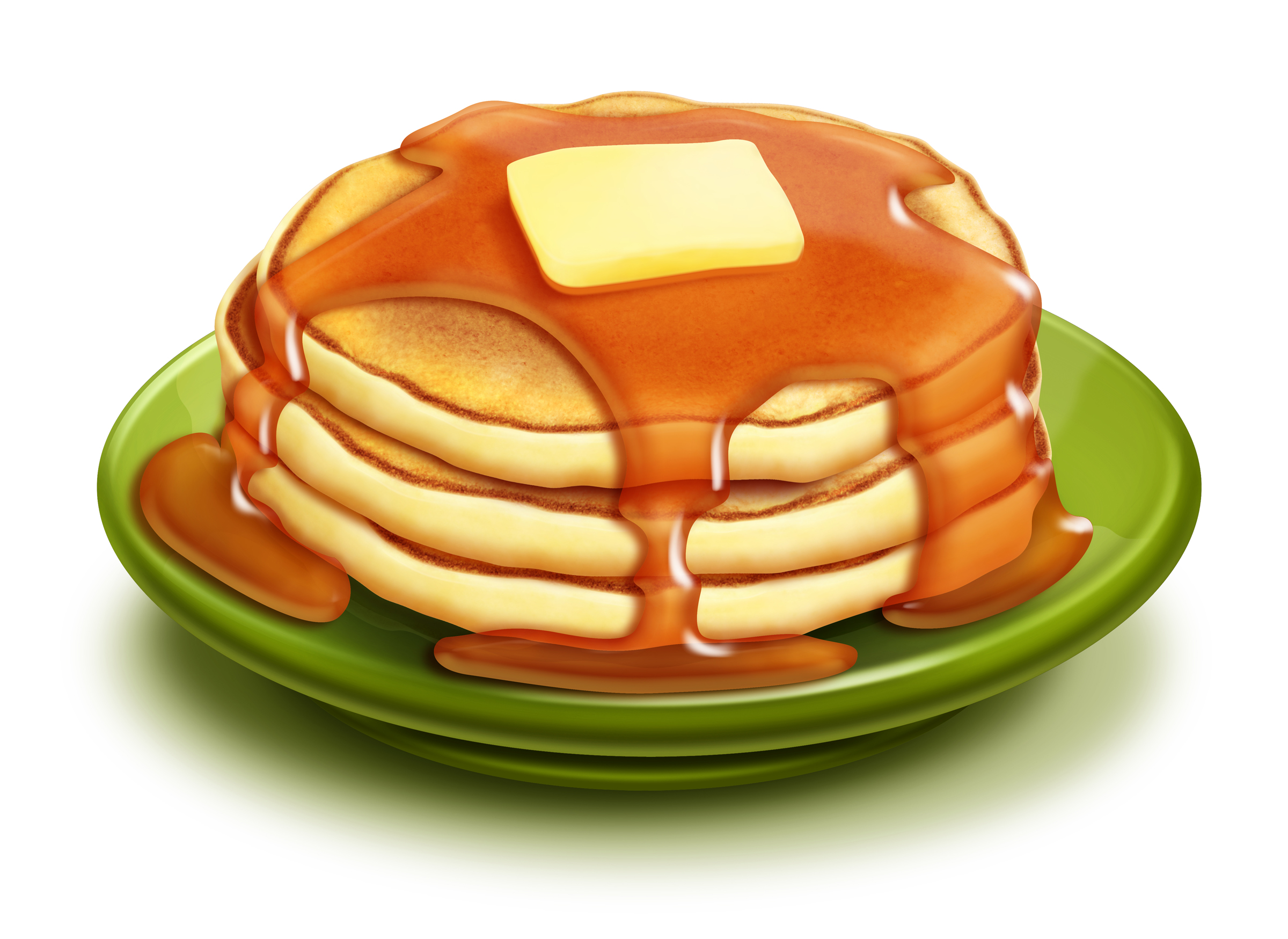 Detail One Pancake Clipart Nomer 25