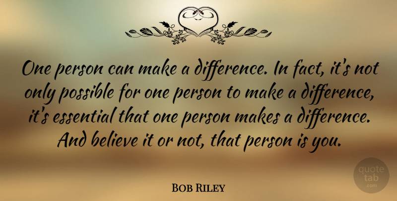 Detail One Person Can Make A Difference Quotes Nomer 22