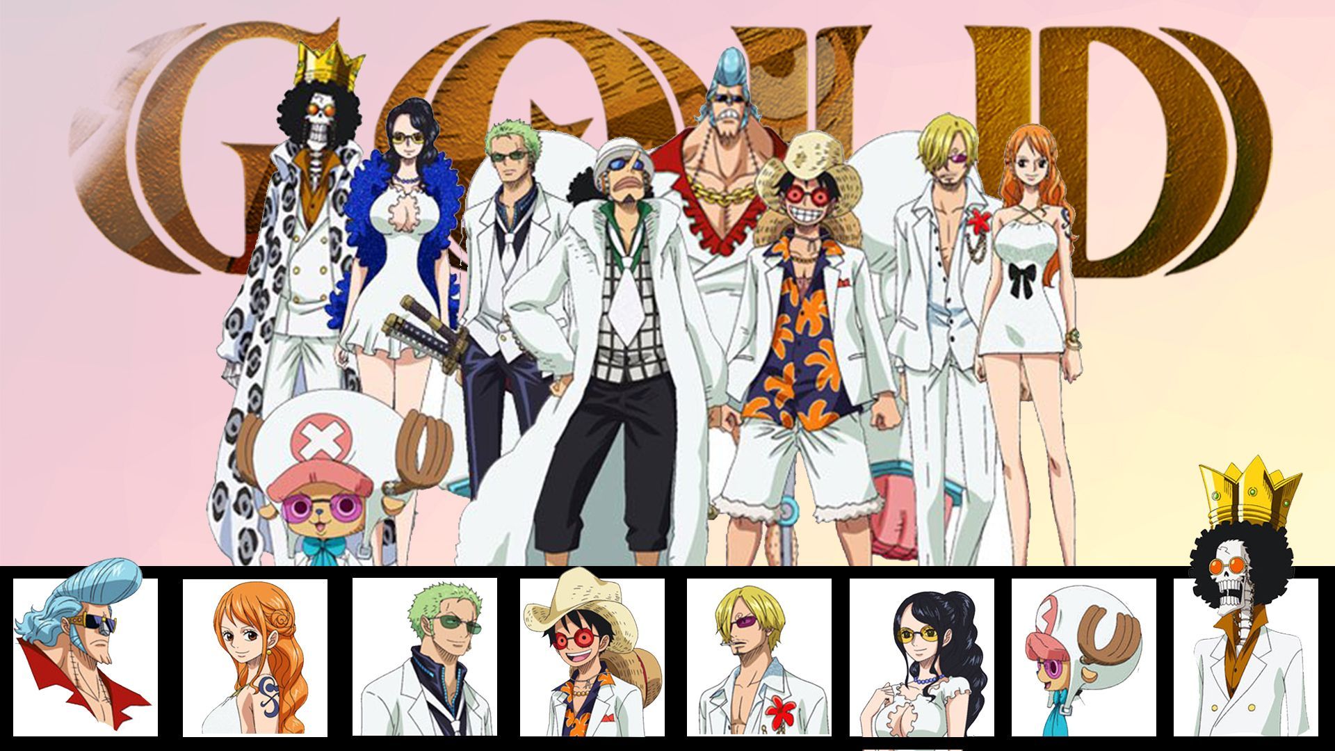 One Piece Gold Wallpaper - KibrisPDR