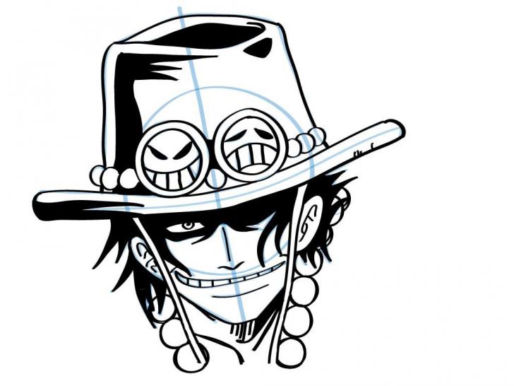 Detail One Piece Png Hitam Putih Nomer 45