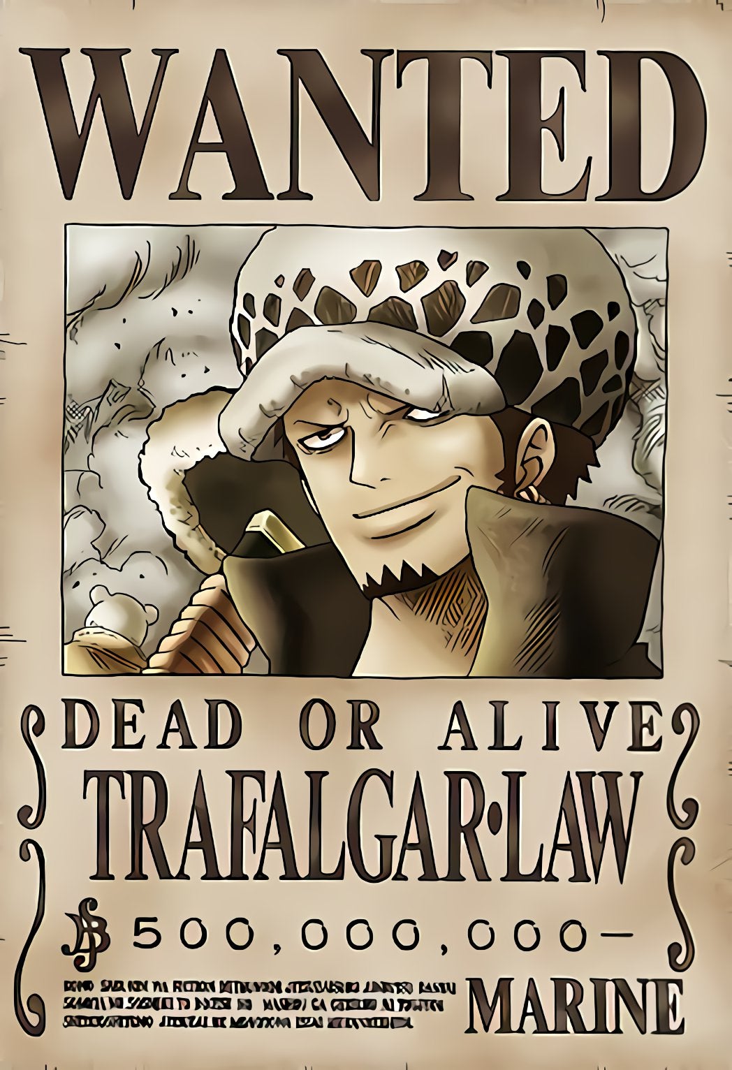 Detail One Piece Wanted Poster Hd Nomer 11