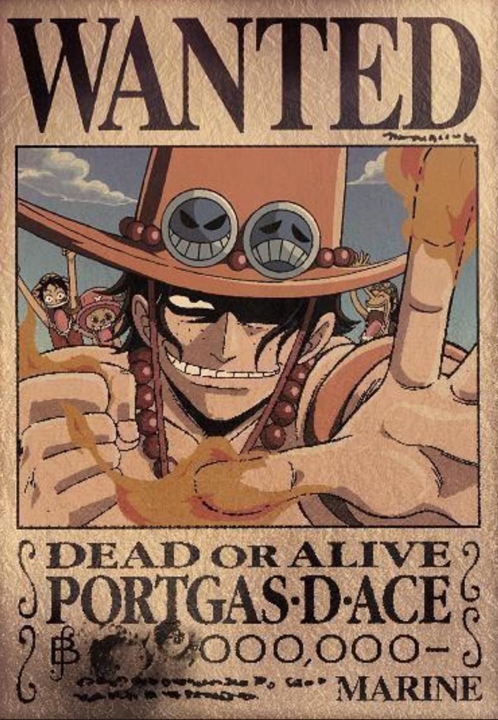 Detail One Piece Wanted Poster Hd Nomer 7