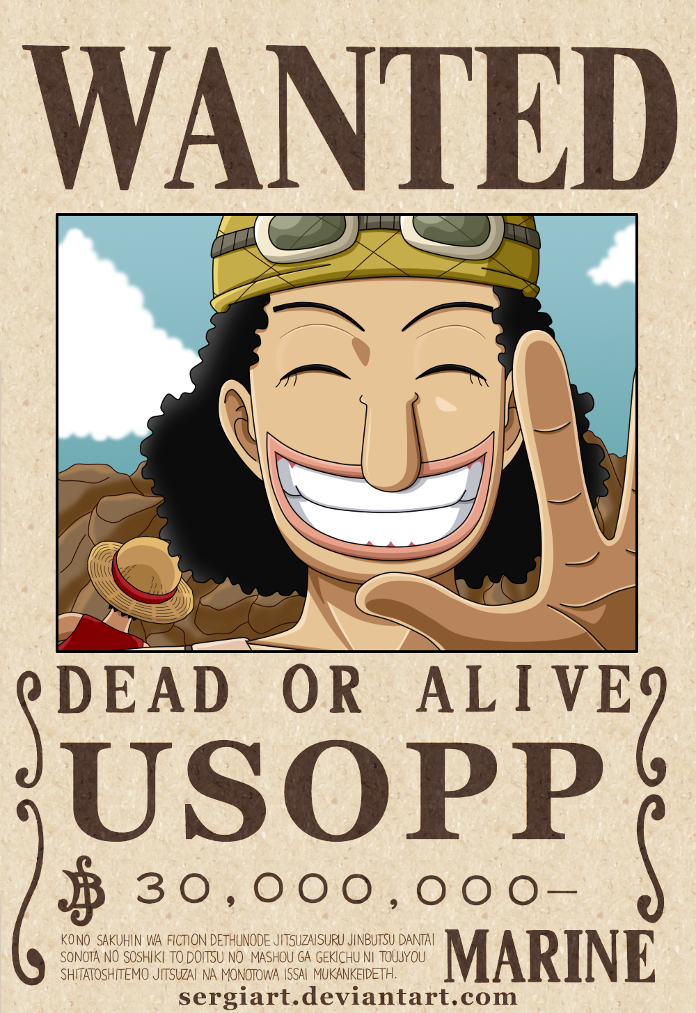 Detail One Piece Wanted Poster Hd Nomer 10