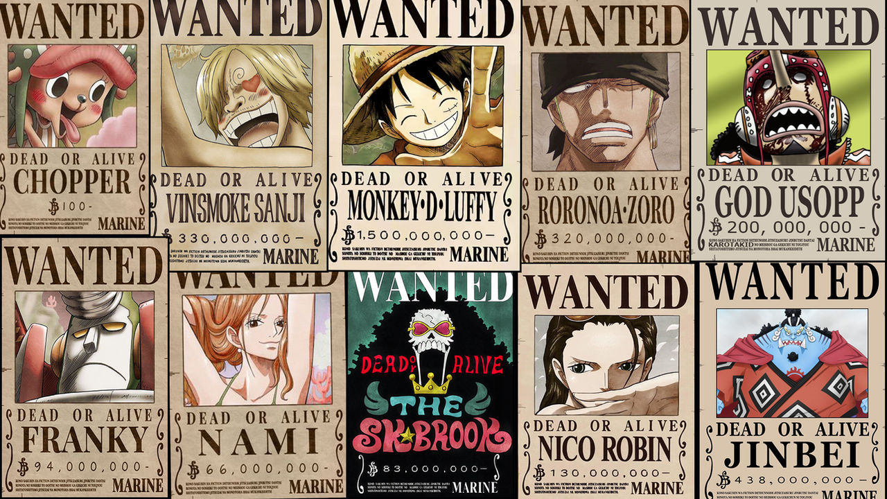 Detail One Piece Wanted Poster Wallpaper Hd Nomer 10