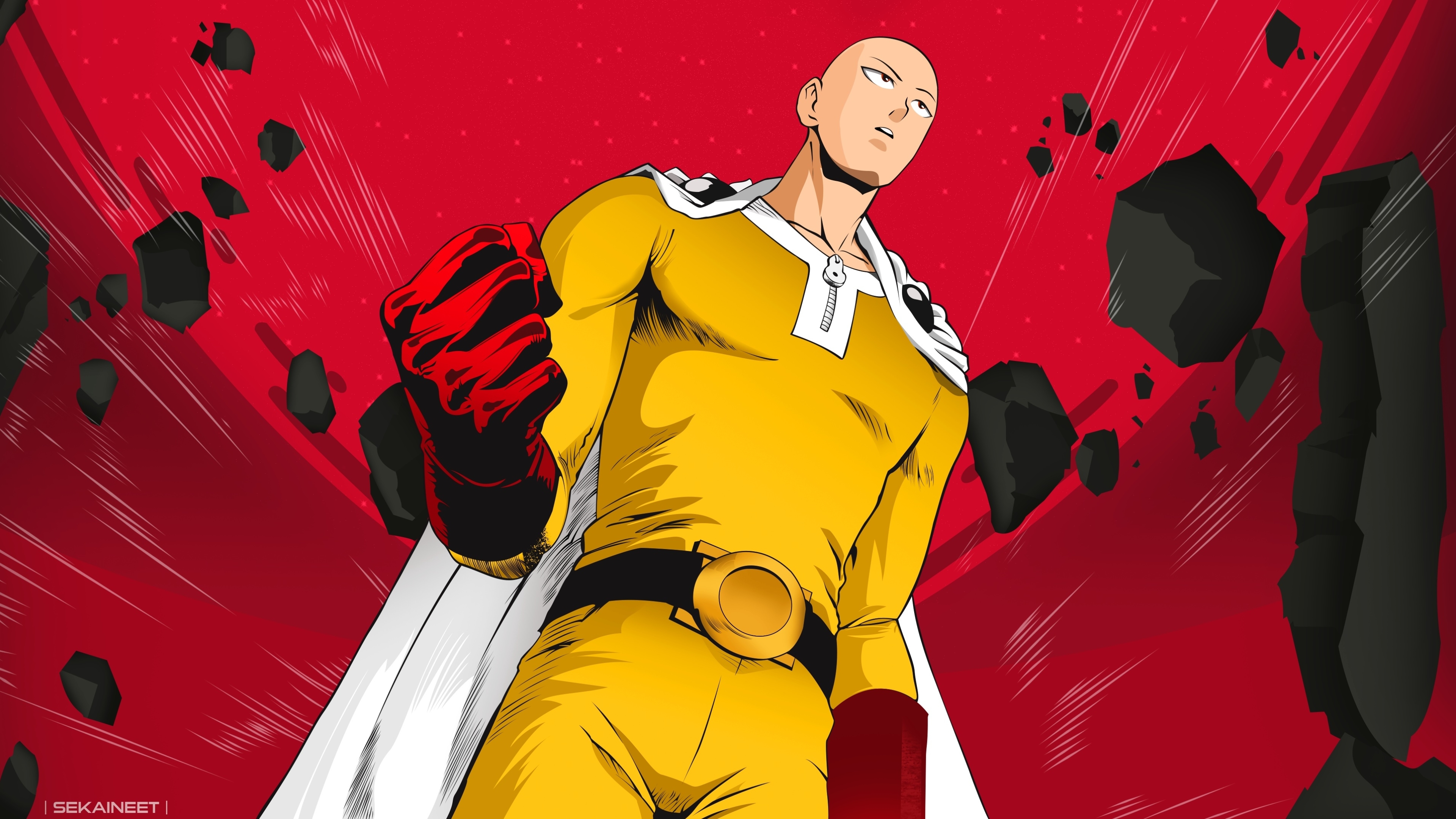 Detail One Punch Man Wallpaper 4k Nomer 34