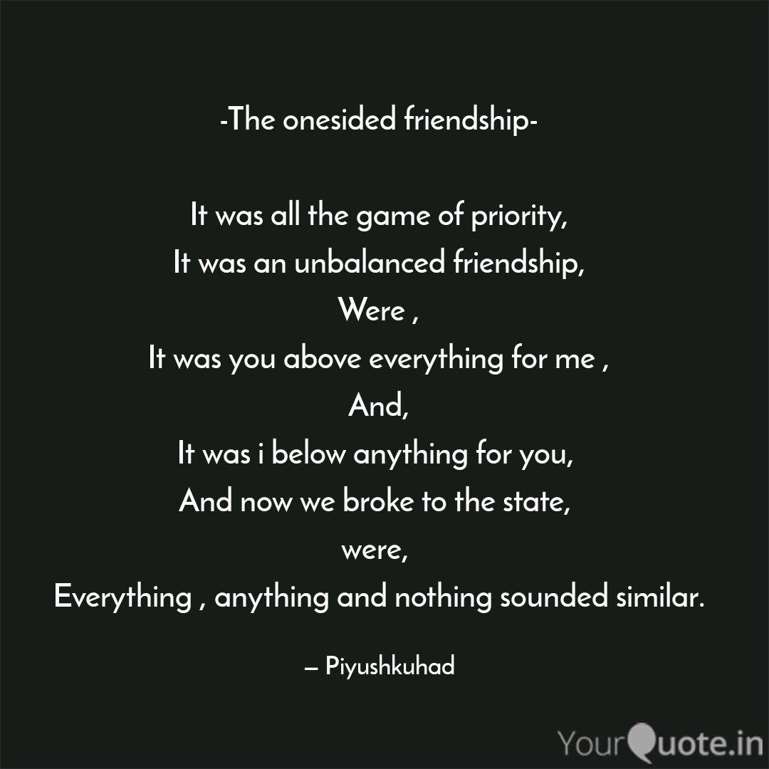 Detail One Sided Friendship Quotes Nomer 36