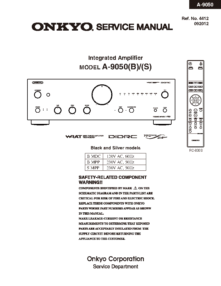 Detail Onkyo A 9050 Nomer 31