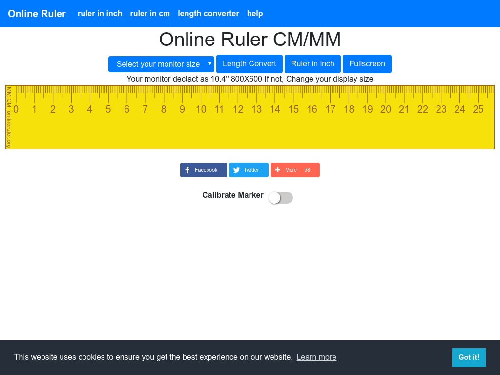 Detail Online Ruler Nomer 29