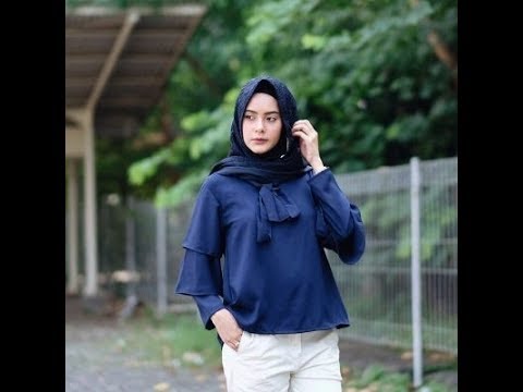 Detail Ootd Baju Biru Dongker Hijab Nomer 23