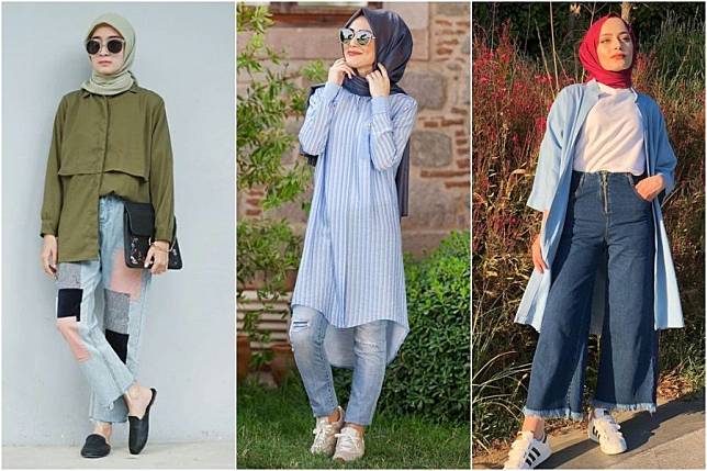 Detail Ootd Baju Biru Dongker Hijab Nomer 25