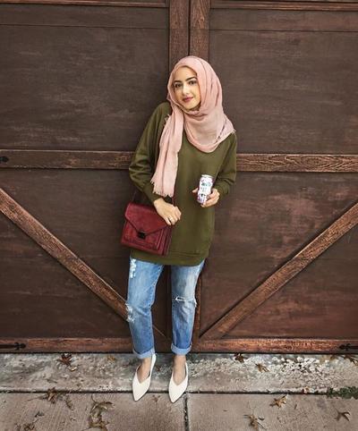 Detail Ootd Baju Hijau Army Nomer 43