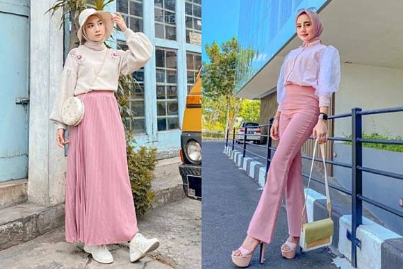 Detail Ootd Hijab Peach Nomer 19