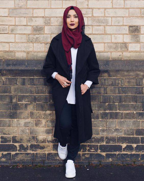 Detail Ootd Hijab Warna Maroon Nomer 17