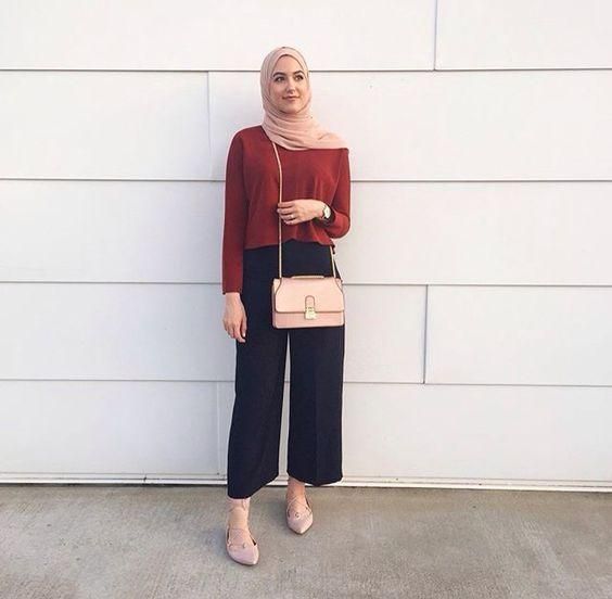 Detail Ootd Hijab Warna Maroon Nomer 4